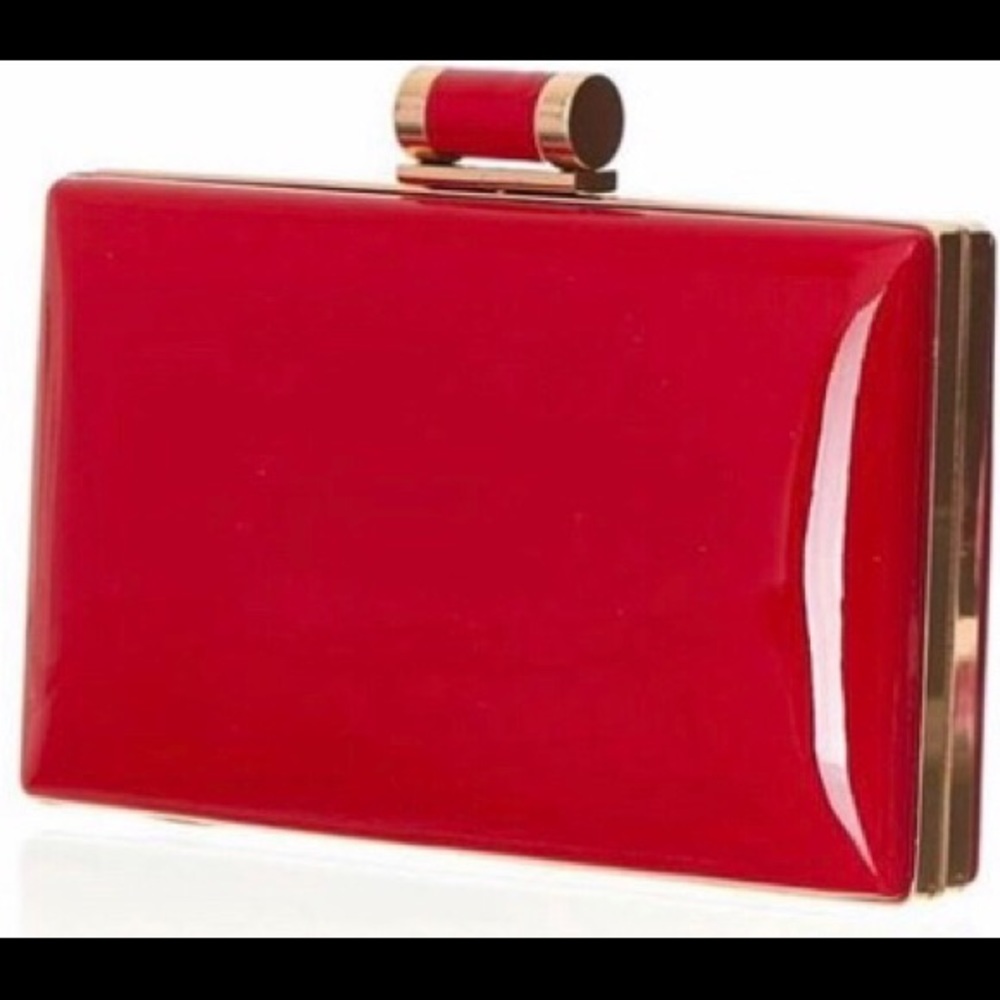 “Rumor Has It” Patent Leather Clutch
